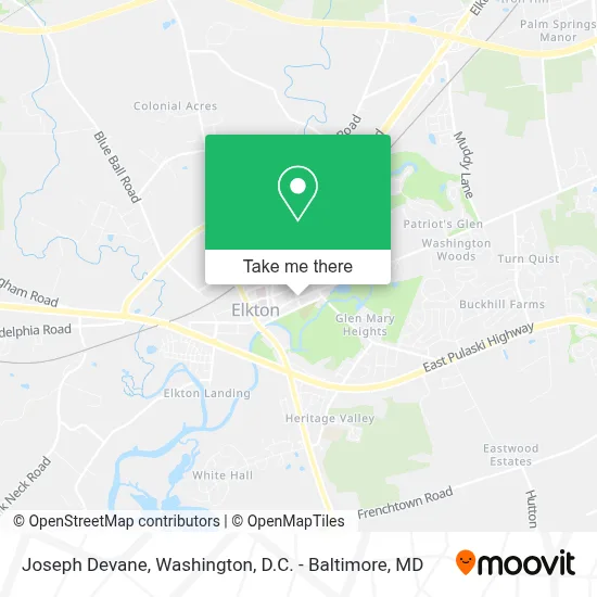 Joseph Devane map