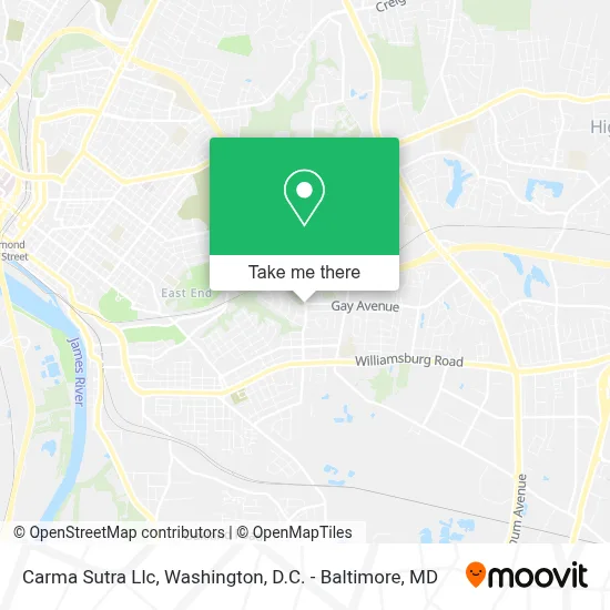Carma Sutra Llc map