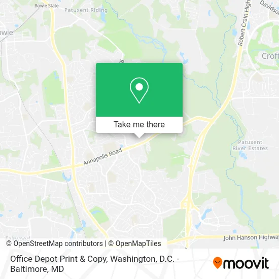 Office Depot Print & Copy map