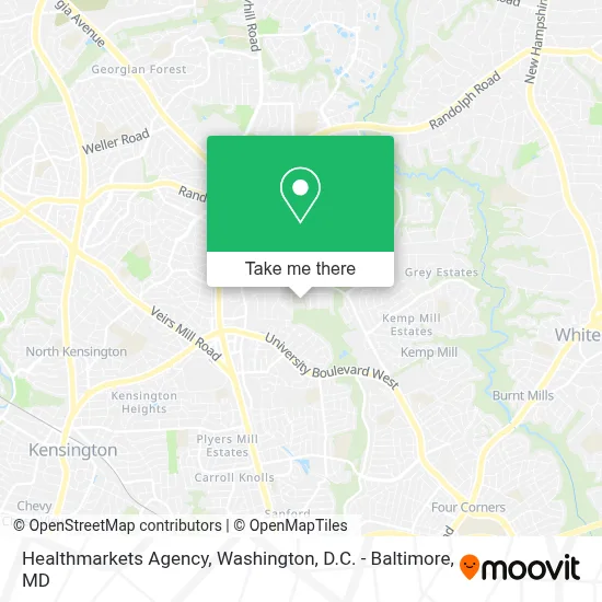 Healthmarkets Agency map