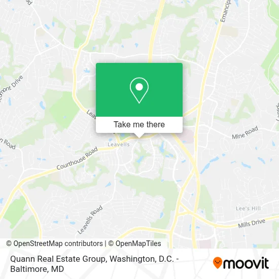 Quann Real Estate Group map
