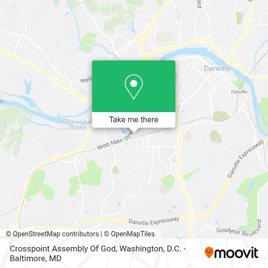 Crosspoint Assembly Of God map