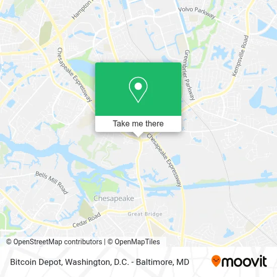 Bitcoin Depot map