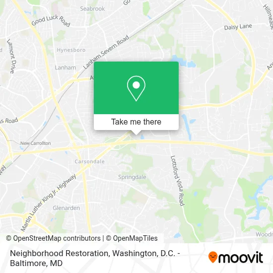 Neighborhood Restoration map