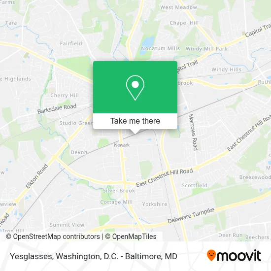 Yesglasses map