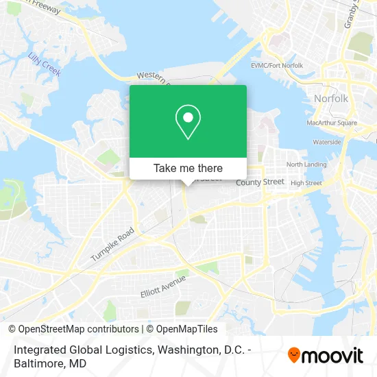 Integrated Global Logistics map
