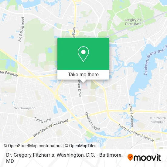 Dr. Gregory Fitzharris map
