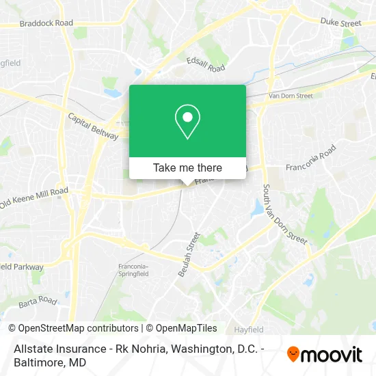 Allstate Insurance - Rk Nohria map
