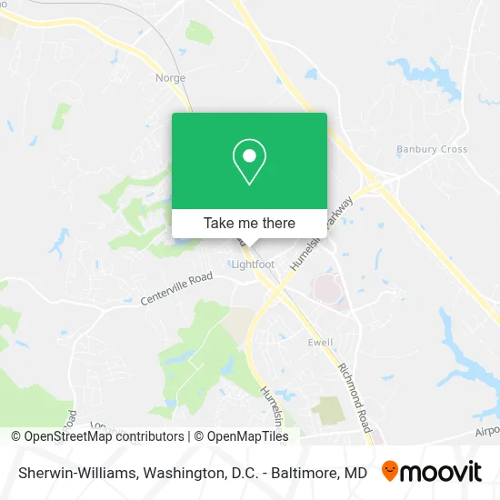 Sherwin-Williams map
