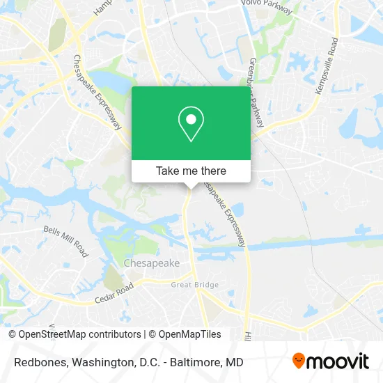 Redbones map