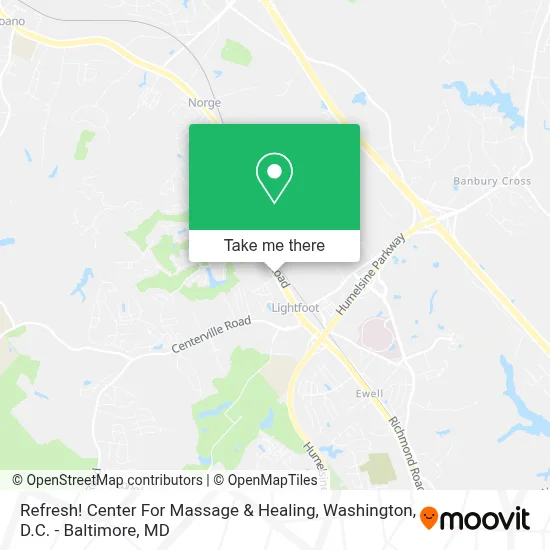 Refresh! Center For Massage & Healing map
