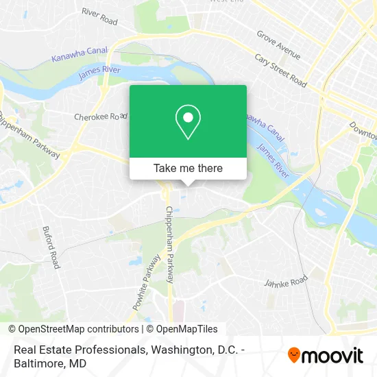 Real Estate Professionals map