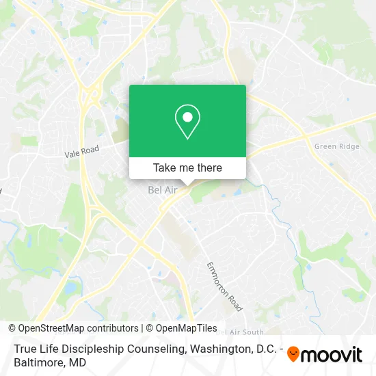 True Life Discipleship Counseling map
