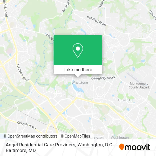 Angel Residential Care Providers map