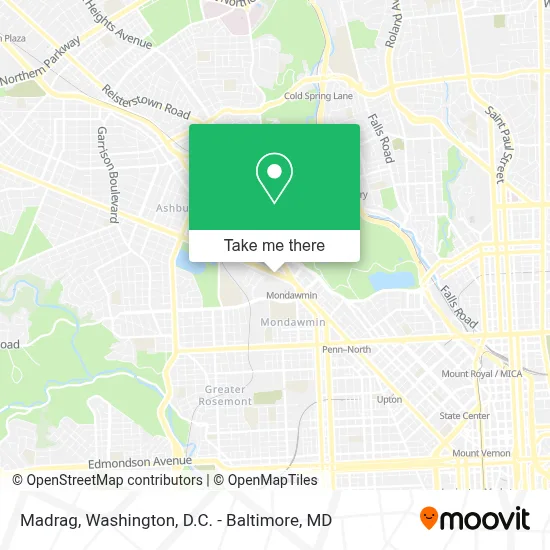 Madrag map