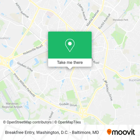 Breakfree Entry map