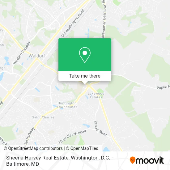 Sheena Harvey Real Estate map