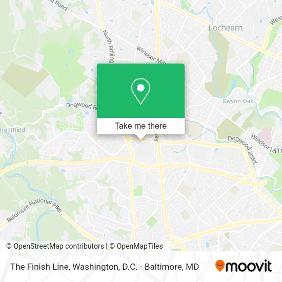 The Finish Line map