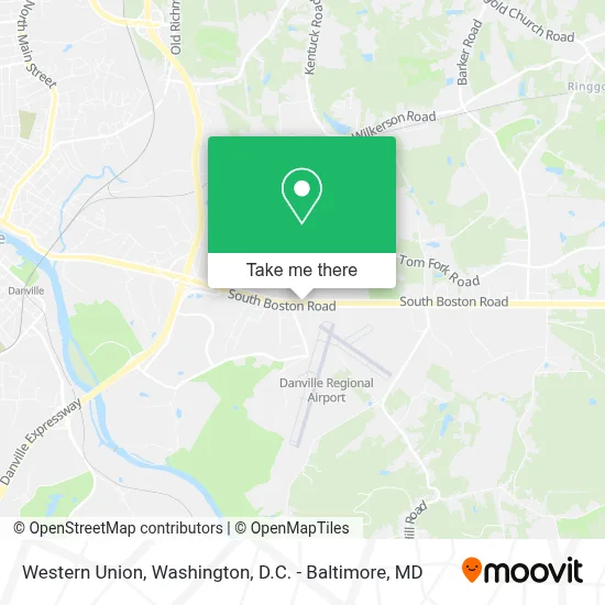 Western Union map