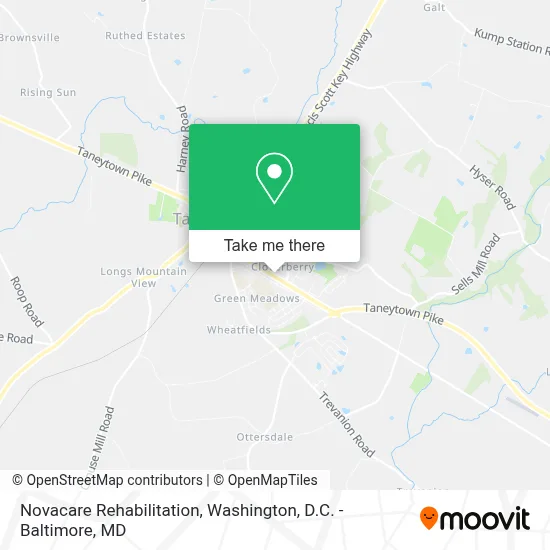 Novacare Rehabilitation map