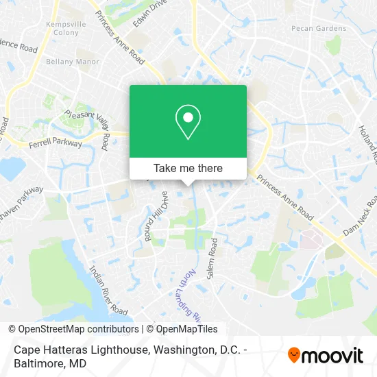 Cape Hatteras Lighthouse map