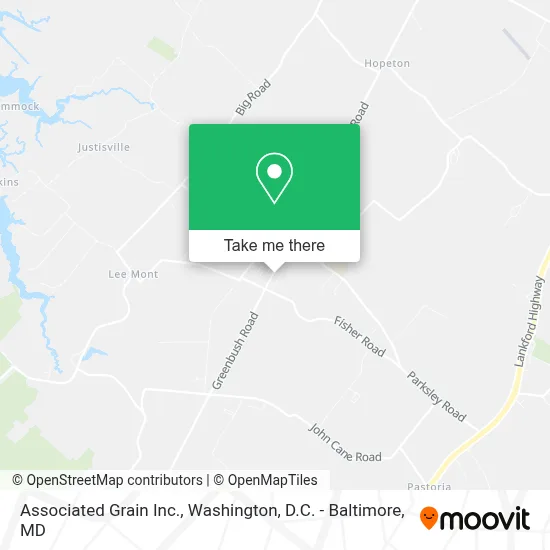 Associated Grain Inc. map
