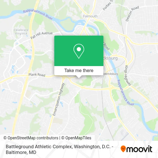 Battleground Athletic Complex map