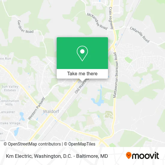 Km Electric map