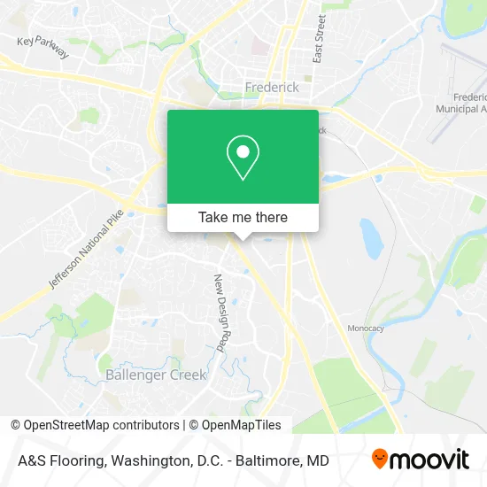 A&S Flooring map