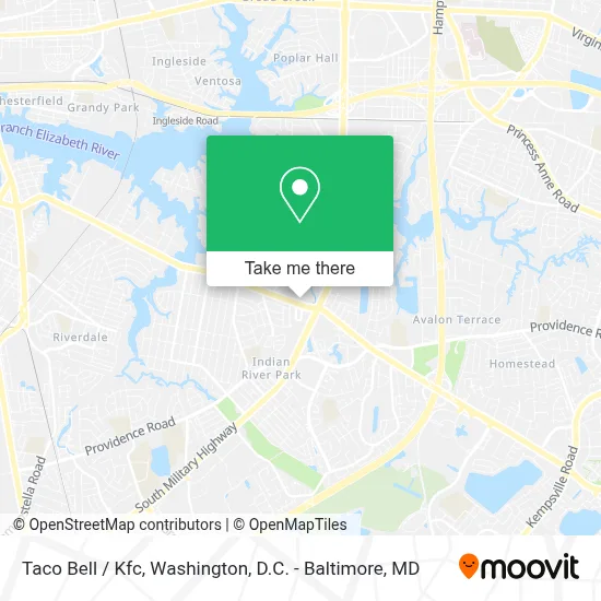 Taco Bell / Kfc map