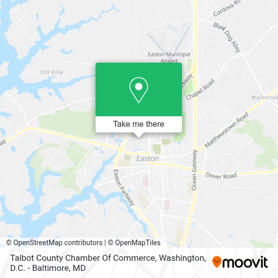Talbot County Chamber Of Commerce map