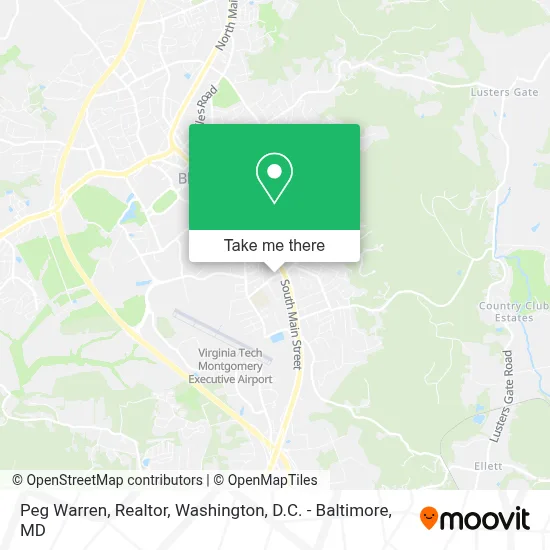 Peg Warren, Realtor map