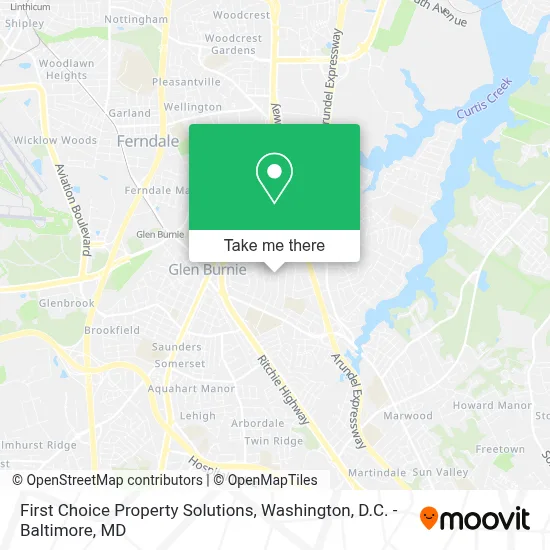 First Choice Property Solutions map
