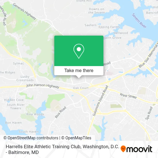 Harrells Elite Athletic Training Club map