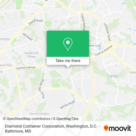 Diamond Container Corporation map