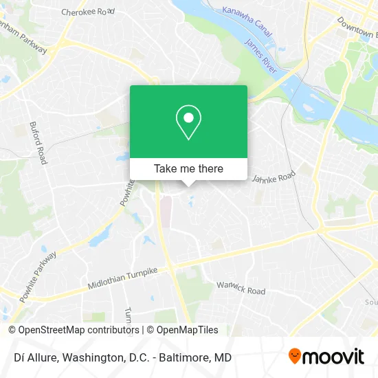Dí Allure map