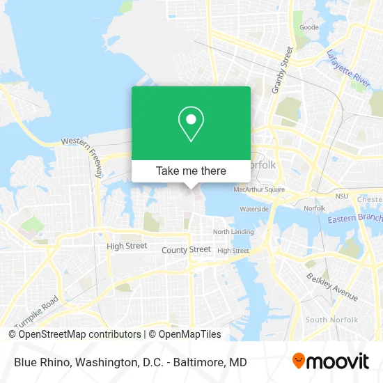 Blue Rhino map