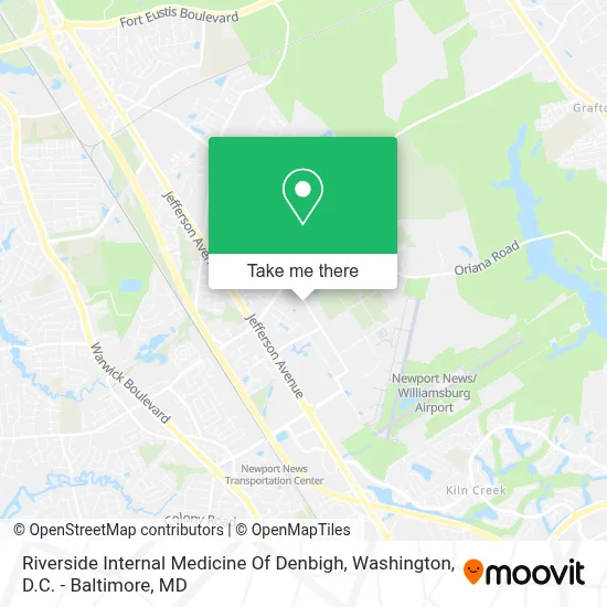 Riverside Internal Medicine Of Denbigh map