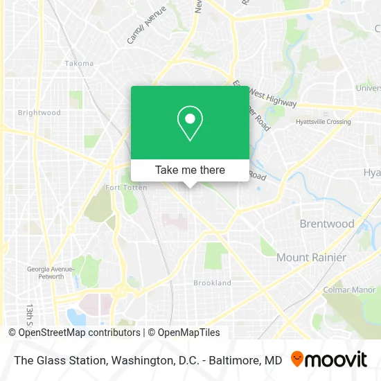 The Glass Station map
