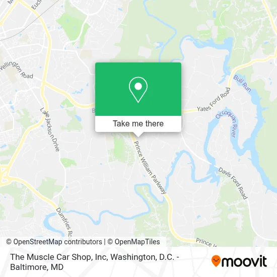 The Muscle Car Shop, Inc map