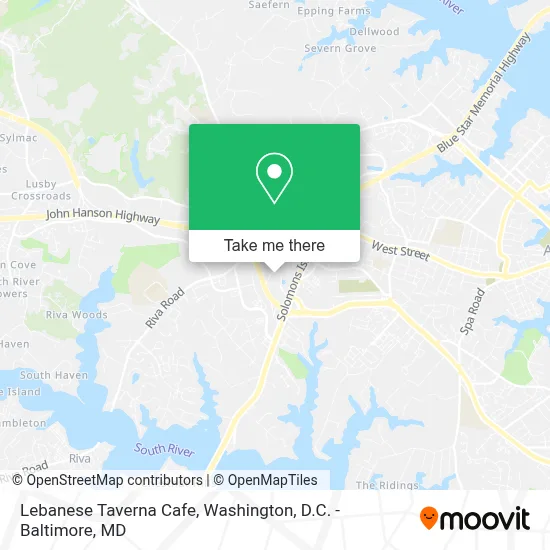 Lebanese Taverna Cafe map