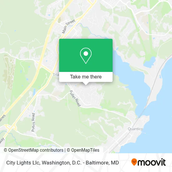 City Lights Llc map
