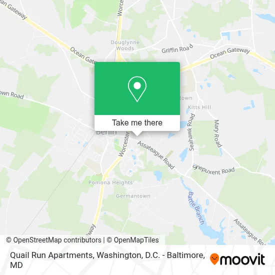 Quail Run Apartments map