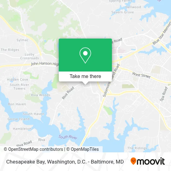 Chesapeake Bay map