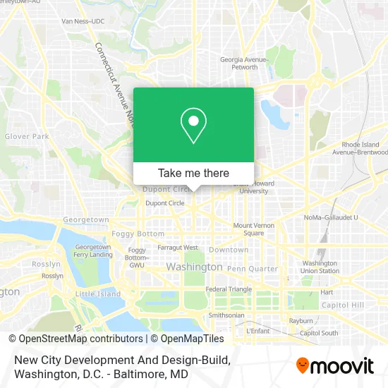 New City Development And Design-Build map