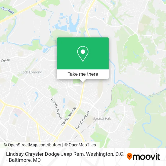 Lindsay Chrysler Dodge Jeep Ram map