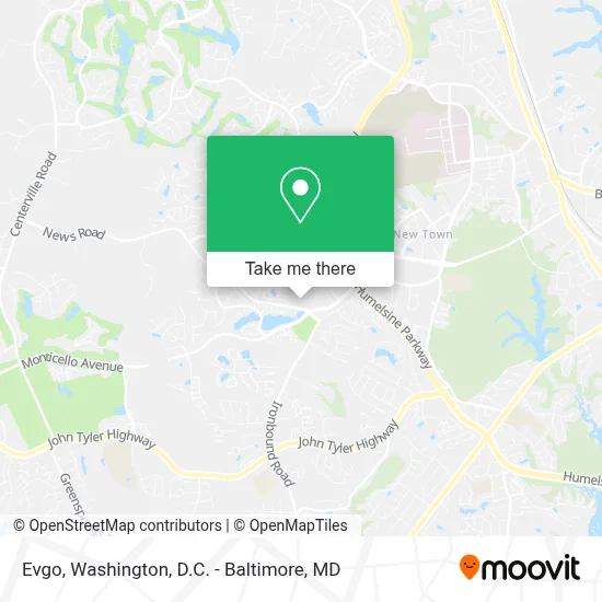 Evgo map