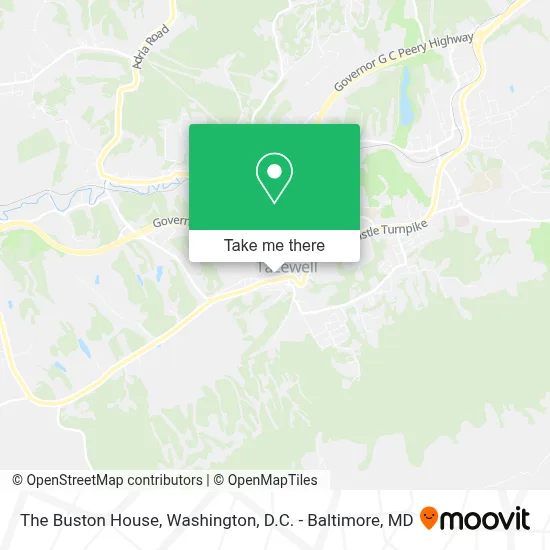 The Buston House map