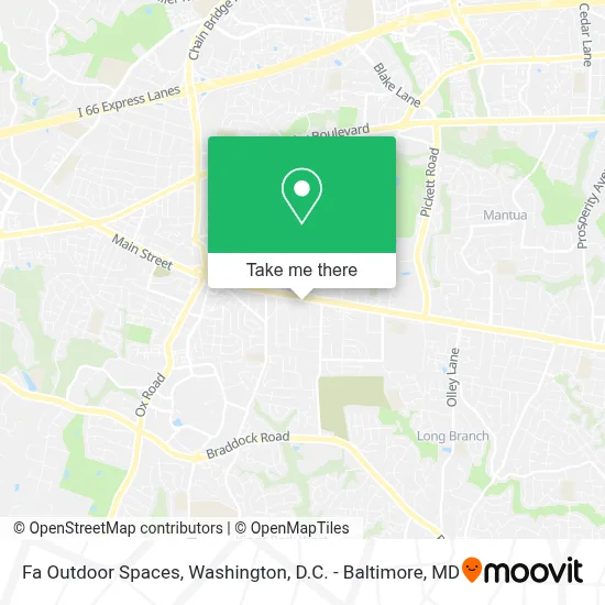 Fa Outdoor Spaces map