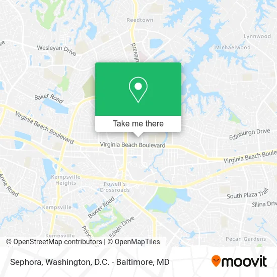 Sephora map